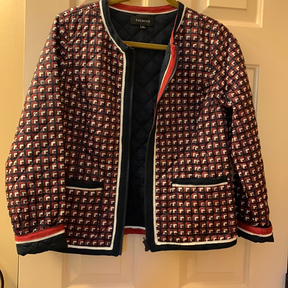 Talbots Reversible Light Quilt Jacket - image 1